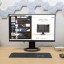 EIZO FlexScan EV2740S met 100% schaling in Windows