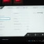 MSI Summit MS321UP  on-screen menu
