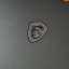 MSI Vector 17 HX AI (2025) detail - logo op de klep