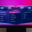 LG UltraGear 45GX950A on-screen menu - presets