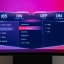 LG UltraGear 45GX950A on-screen menu - Peak Brightness