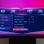LG UltraGear 45GX950A on-screen menu - DisplayPort versie