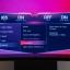 LG UltraGear 45GX950A on-screen menu - informatie