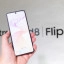 Galaxy Flip8 in de hand