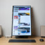 iiyama ProLite XUB2763QSN-B1 in portretstand, gekanteld