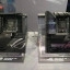 De nieuwe ROG Crosshair X870E Hero BTF (rechts) naast de al eerder verschenen ROG Maximus Z890 Hero BTF
