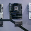 Naast elkaar, v.l.n.r. TUF Gaming Z890-PRO WiFi, TUF Gaming X870E-Plus WiFi 7, TUF Gaming X870E-Plus WiFi7