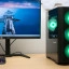 FlowUp x Powered by MSI De Ik hoor je Gaming PC - Don Kaaklijn met groene verlichting