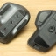 Logitech MX Master 4 onderkant naast de MX Master 3S (links)