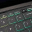 MSI Stealth 16 AI+ (B3W) toetsenbord detail: power-knop in het toetsenbord