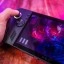 ROG Ally X + Tunic close-up