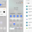 Samsung Galaxy S22 notificatie en instellingen scherm, en apps instellingen