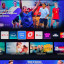 Hisense U8 (2025) - home-scherm van VIDAA U9