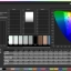 XCB3497WQSNP default vs sRGB - ColorChecker classic, black - dE2000