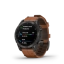 Garmin Epix Sapphire Black Carbon Gray leren polsband