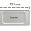 De Kingston XS2000 is bijzonder compact