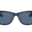 Ray-Ban Stories Wayfarer Black met Blue Polarized lenzen