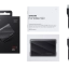 Samsung Portable SSD T9 in de doos