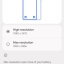Google Pixel 10 Pro (Material 3 Expressive) - Instellingen, Beeldscherm, Schermresolutie