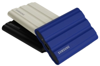 De Samsung T7 Shield is een robuuste externe SSD, verkrijgbaar in 3 kleuren.