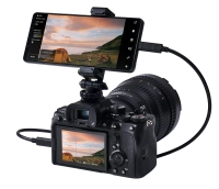 Sony Xperia 1 IV als live viewfinder voor opnames op een Alpha camera