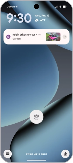 Gemini for Home camera features - AI alert