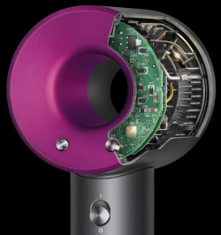 De Dyson Supersonic zit bomvol techniek (bron: Dyson).
