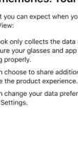 Facebook View iOS app - Pivacy settings