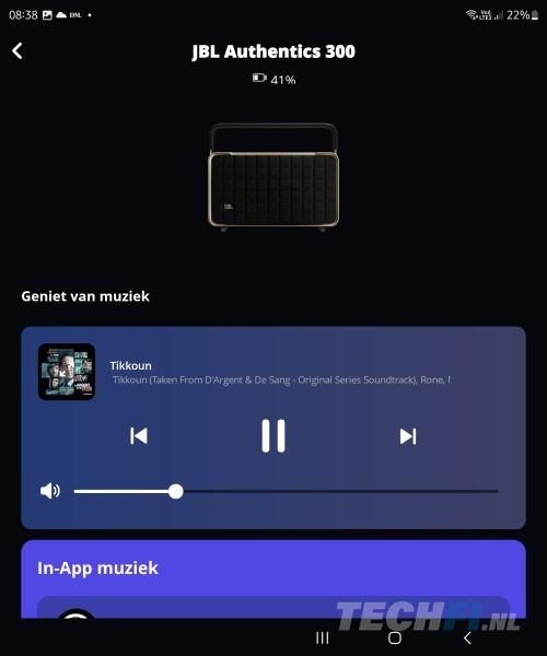 JBL One-app