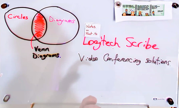Demo van de Logitech Scribe.