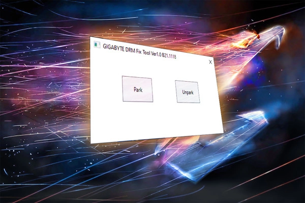 Gigabyte DRM Fix Tool voor Intel drm-problemen 12e generatie Core processors.