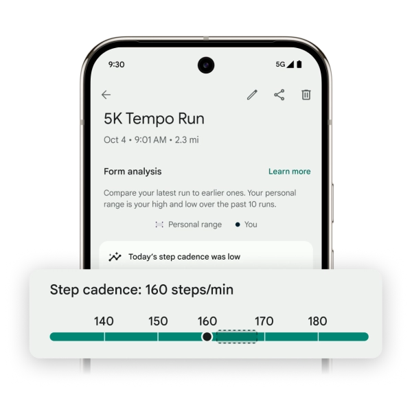 Fitbit hardloop dashboard