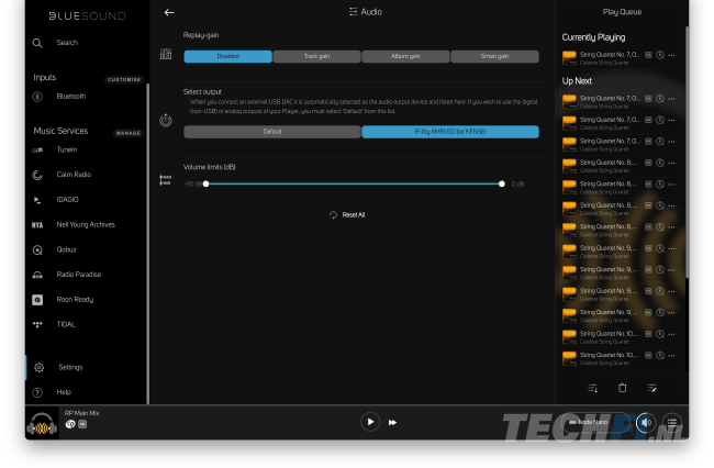 Bluesound Node Nano - BluOS-app