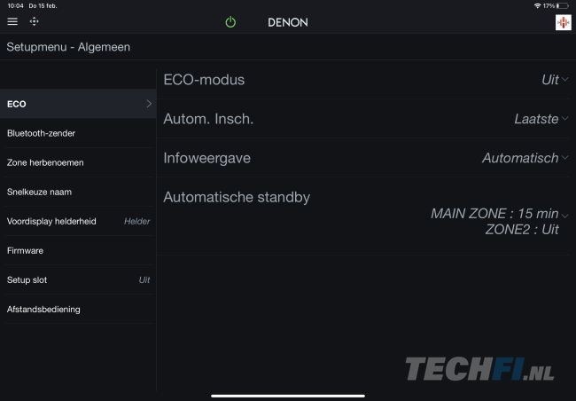 Denon HEOS en AVR-apps