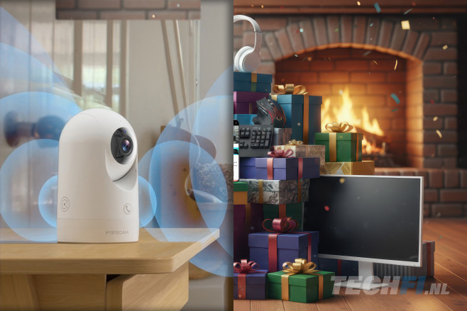TechFi giveaway 2025 #3: win een slimme Foscam R8M beveiligingscamera!