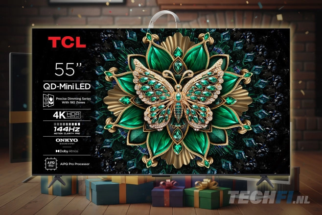 TechFi giveaway 2025 #18: win nóg een TCL 55C6K MiniLED TV!