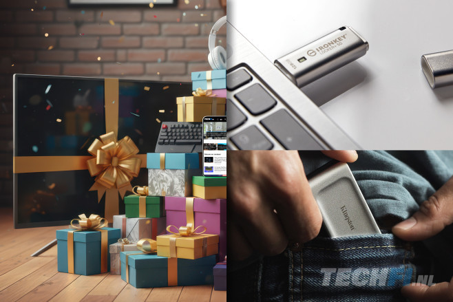 TechFi giveaway 2025 #19: win een Kingston XS2000 2TB externe SSD en een 256GB IronKey Locker+ 50 beveiligde USB drive