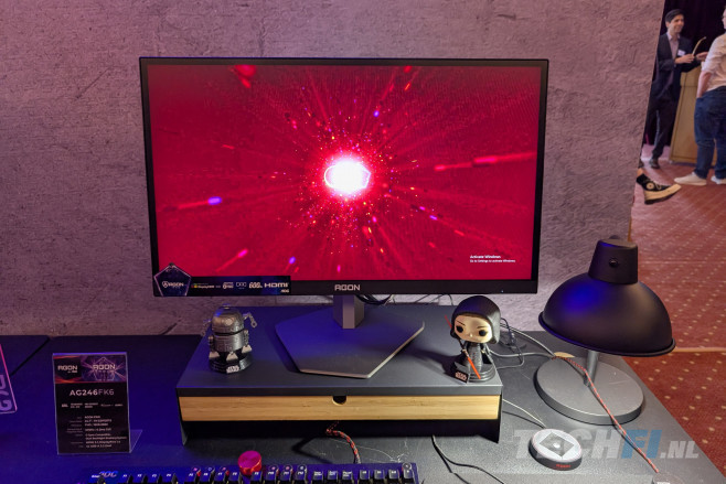 De AOC Agon Pro AG246FK6 krijgt een beeldsnelheid van 600 Hz en een scanning backlight om bewegingsonscherpte te reduceren.