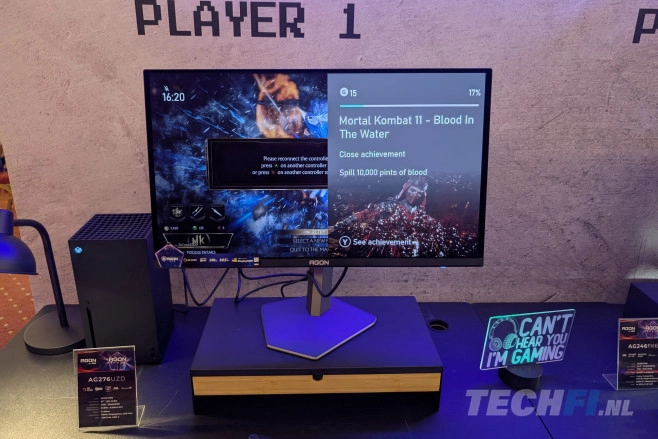 De AOC Agon Pro AG276UZD is een 27-inch 4K UHD OLED monitor met DisplayPort 2.1 en een meegeleverde kabel waar je die aansluiting daadwerkelijk mee kan gebruiken.