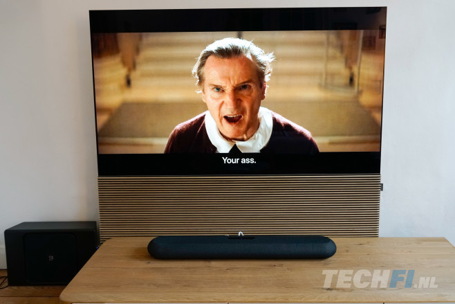 De Bluesound Pulse Cinema Mini is een zeer compacte soundbar. De optionele subwoofer is een aanrader voor liefhebbers van actie.
