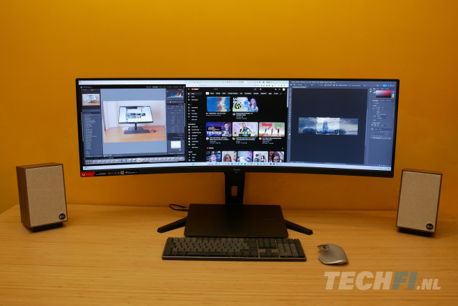 De iiyama G-Master GCB4580DQSN geeft je heel veel werkruimte op een toch nog redelijk compacte monitor.