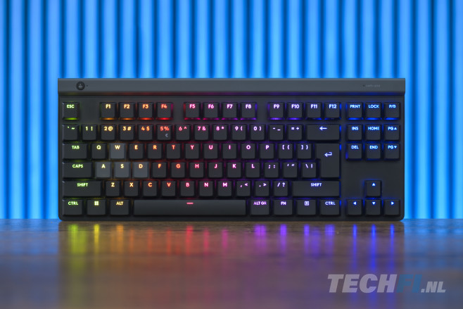 De Logitech G515 Rapid TKL combineert Logitechs formule voor 'low-profile' gamingtoetsenborden met de analoge diepgang van magnetische schakelaars.<br />
(Alle foto's bij dit artikel zijn gemaakt door Tom Kauwenberg.)