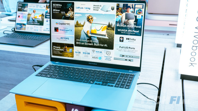 De ASUS Vivobook S16 is een van de nieuwe laptops van het merk die grotendeels met Qualcomm Snapdragon X processor zal worden geleverd.