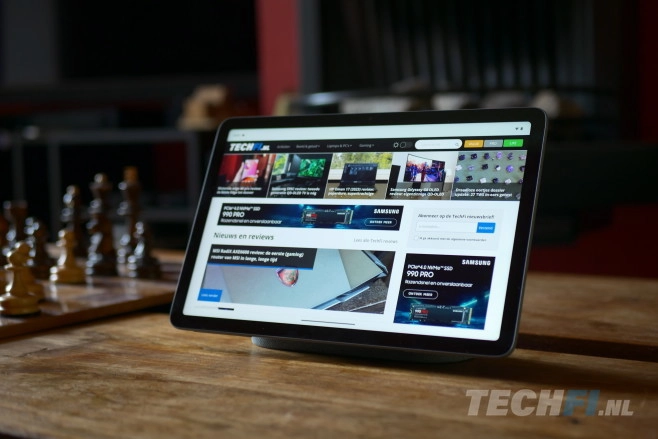 De Google Pixel Tablet wordt compleet met een speaker- en oplaaddock geleverd.