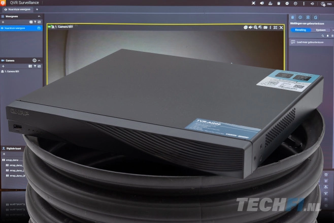 De QNAP TVR-AI200 is een netwerk videorecorder met een eigen NPU. Daarmee kan hij veel meer op de opgenomen beelden zien dan alleen beweging.&nbsp;