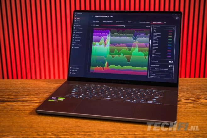 De ROG Zephyrus G16 (2025) is een strak vormgegeven, relatief lichte, slanke maar zeer krachtige gaming laptop met een uitstekend beeldscherm en dito prestaties.<br />
(Alle foto's bij dit artikel zijn gemaakt door Tom Kauwenberg.)