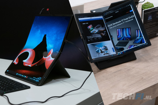 ASUS Zenbook 17 Fold OLED vs Lenovo ThinkPad X1 Fold 2e generatie: verschillen en overeenkomsten