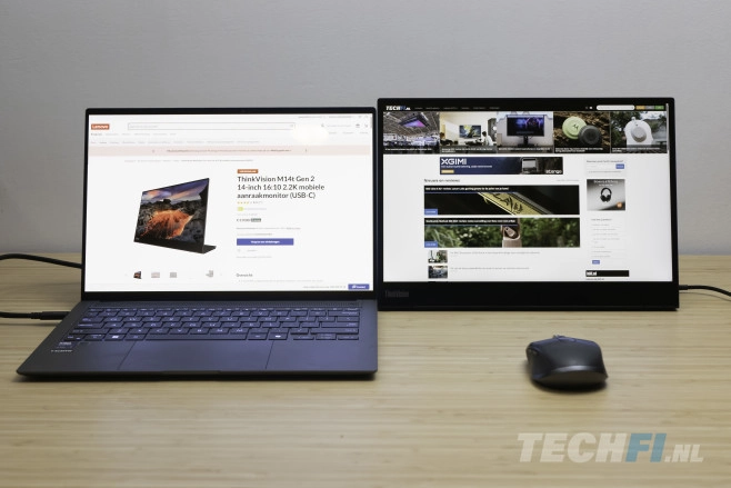 Lenovo ThinkVision M14t Gen2 review: doordacht en draagbaar | TechFi
