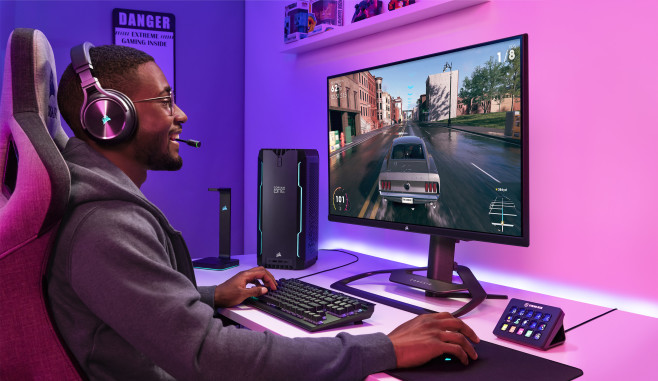De eerste, prijzige gaming monitor van Corsair: de Xeneon 32QHD165 met iCue en Elgato Stream Deck integratie