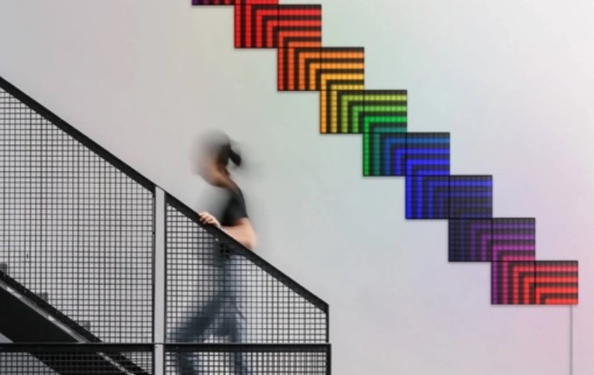 Twinkly Squares laten je een pixel-kunstwerk maken met licht